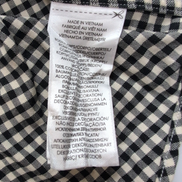 Chemise Polo Ralph Lauren M Slim Fit Noire Blanche Carreaux Shirt Col Classique