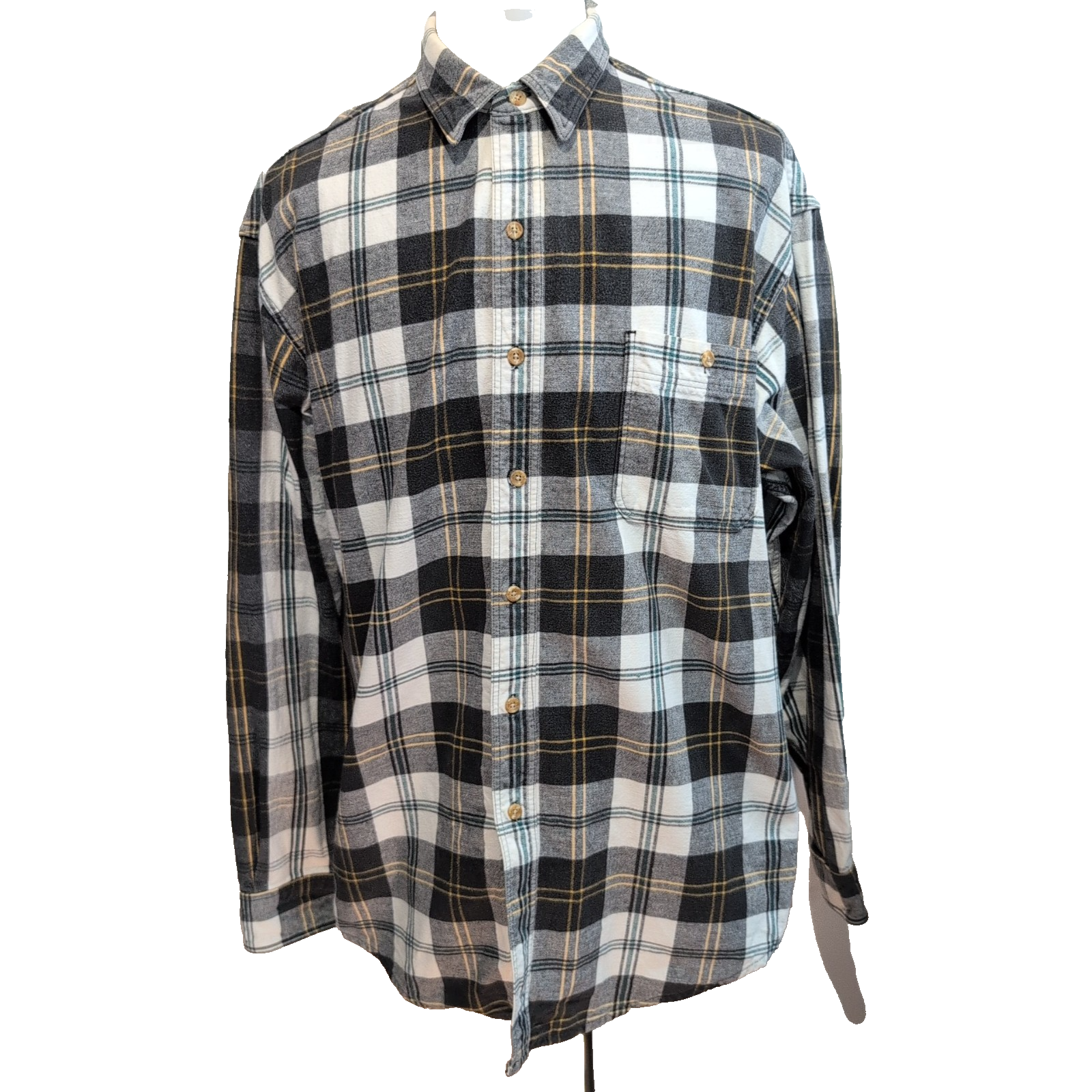 Chemise Eddie Bauer Made in USA 2XL McKinley Cloth Flanelle Épaisse
