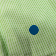 Chemise Nautica L Vert Clair Rayures 100% Coton Poche manches longues