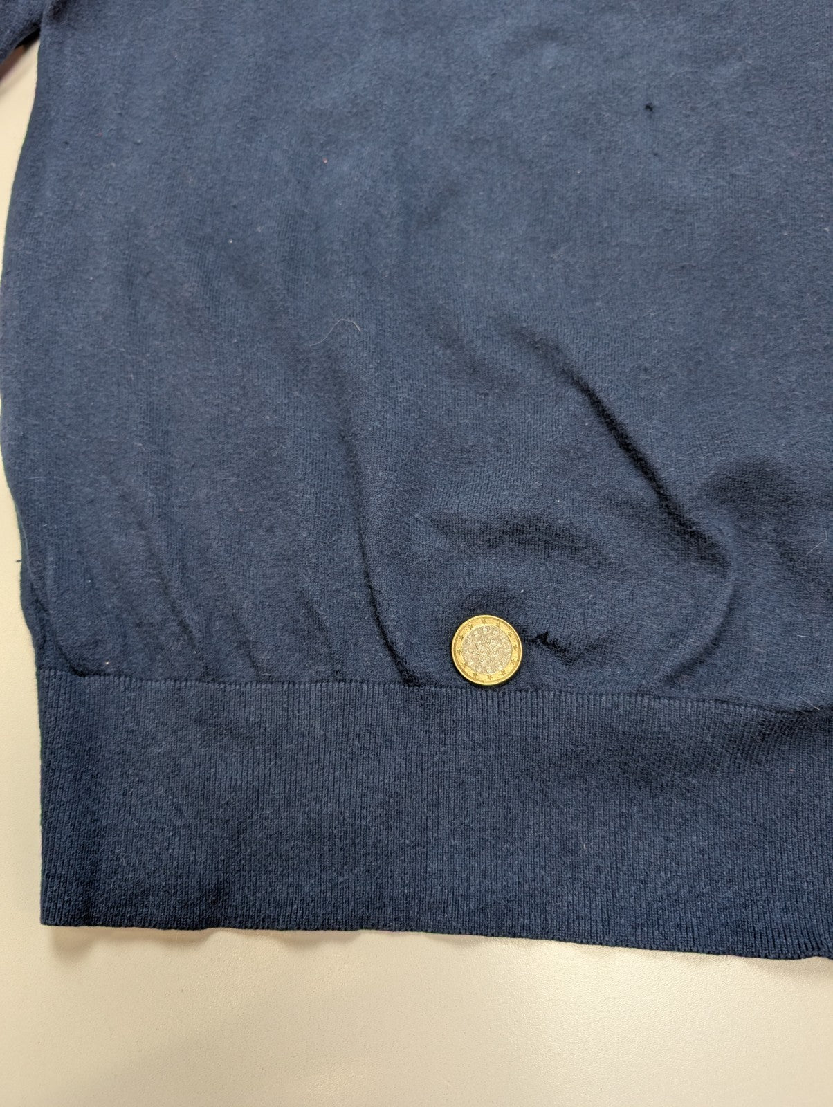 Pull Fin Polo Ralph Lauren Bleu Col Rond Taille L | 538WSR