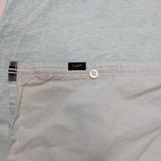 Chemise manches courtes Lee bleu ciel uni Homme taille XXL