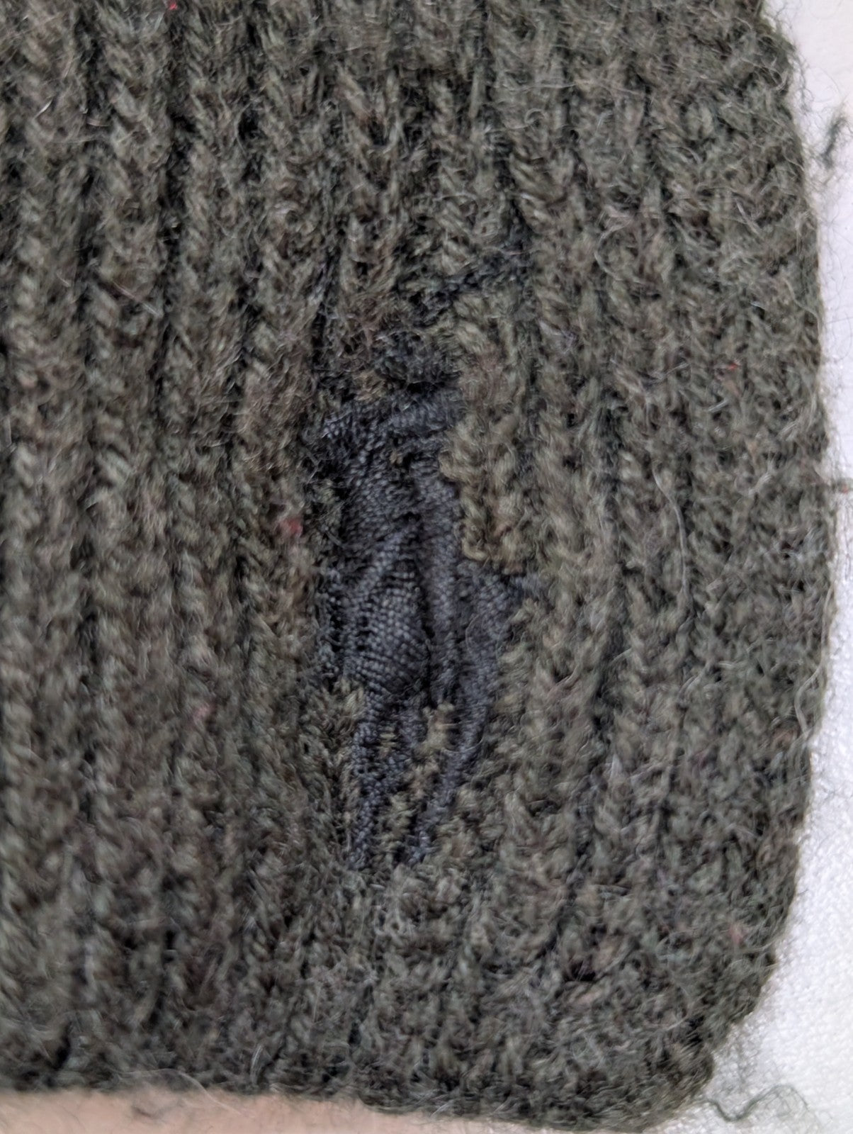 Écharpe Polo Ralph Lauren Longue 2m Kaki Rayures Noires Laine & Cachemire