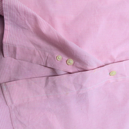 Chemise Chaps rose à petits carreaux taille L #50e
