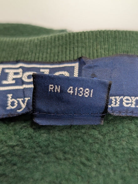 Pull sans manches Polo Ralph Lauren XL Pinehurst 1895 golf vert vintage