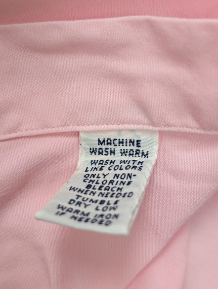 Chemise Polo Ralph Lauren Shirt XL Rose Classic Fit Manches Courtes Button Down