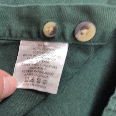 Chemise Pendleton vert foncé coton manches longues vintage USA style L