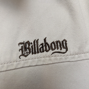 Blouson Billabong Homme L Crème Veste Harrington Coton Vintage Logo Brodé Dos