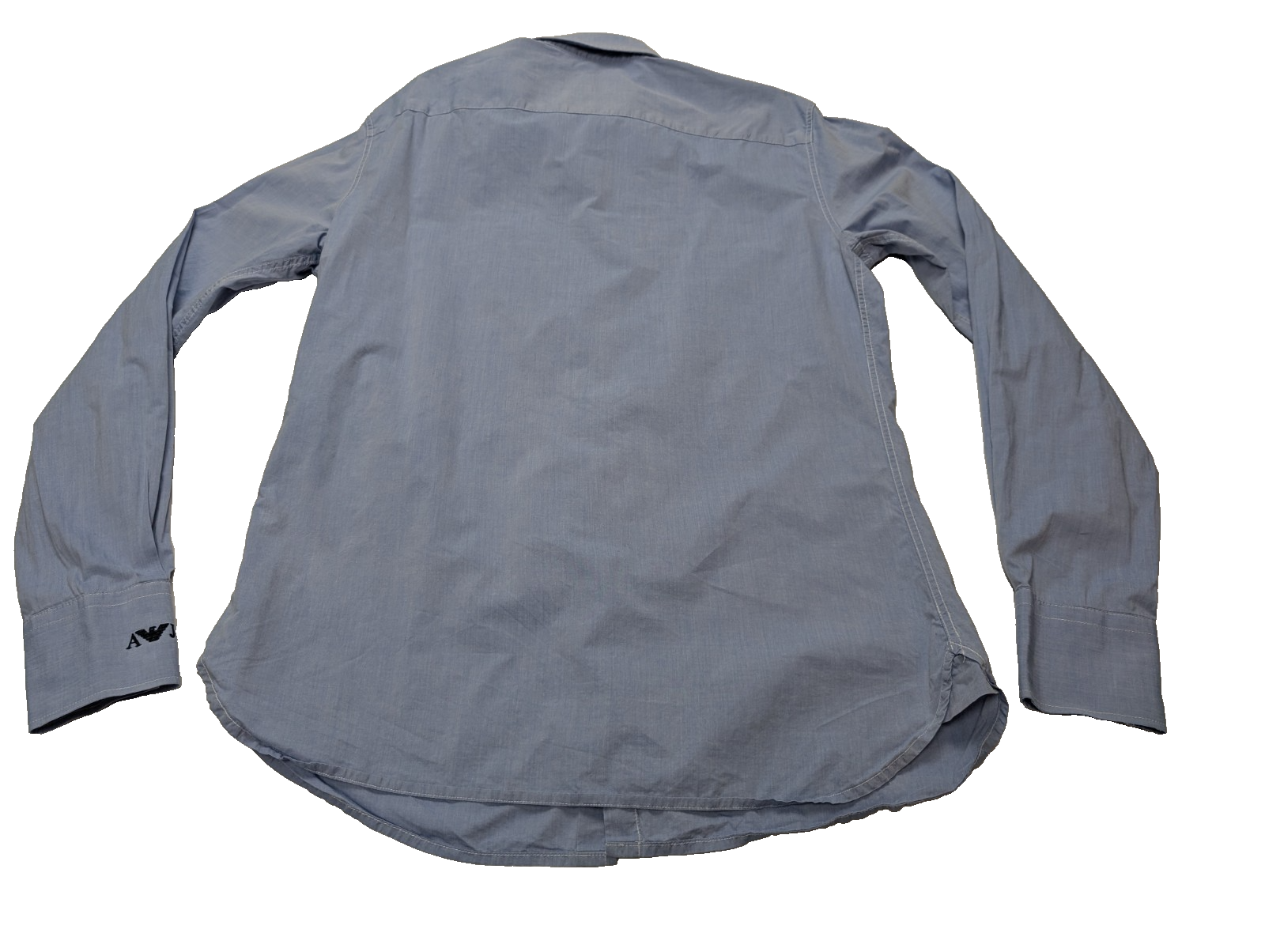 Chemise Armani Jean bleu uni taille M #265m