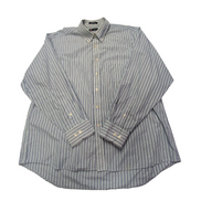 Chemise CHAPS à rayures bleues et vertes taille XXL #58e