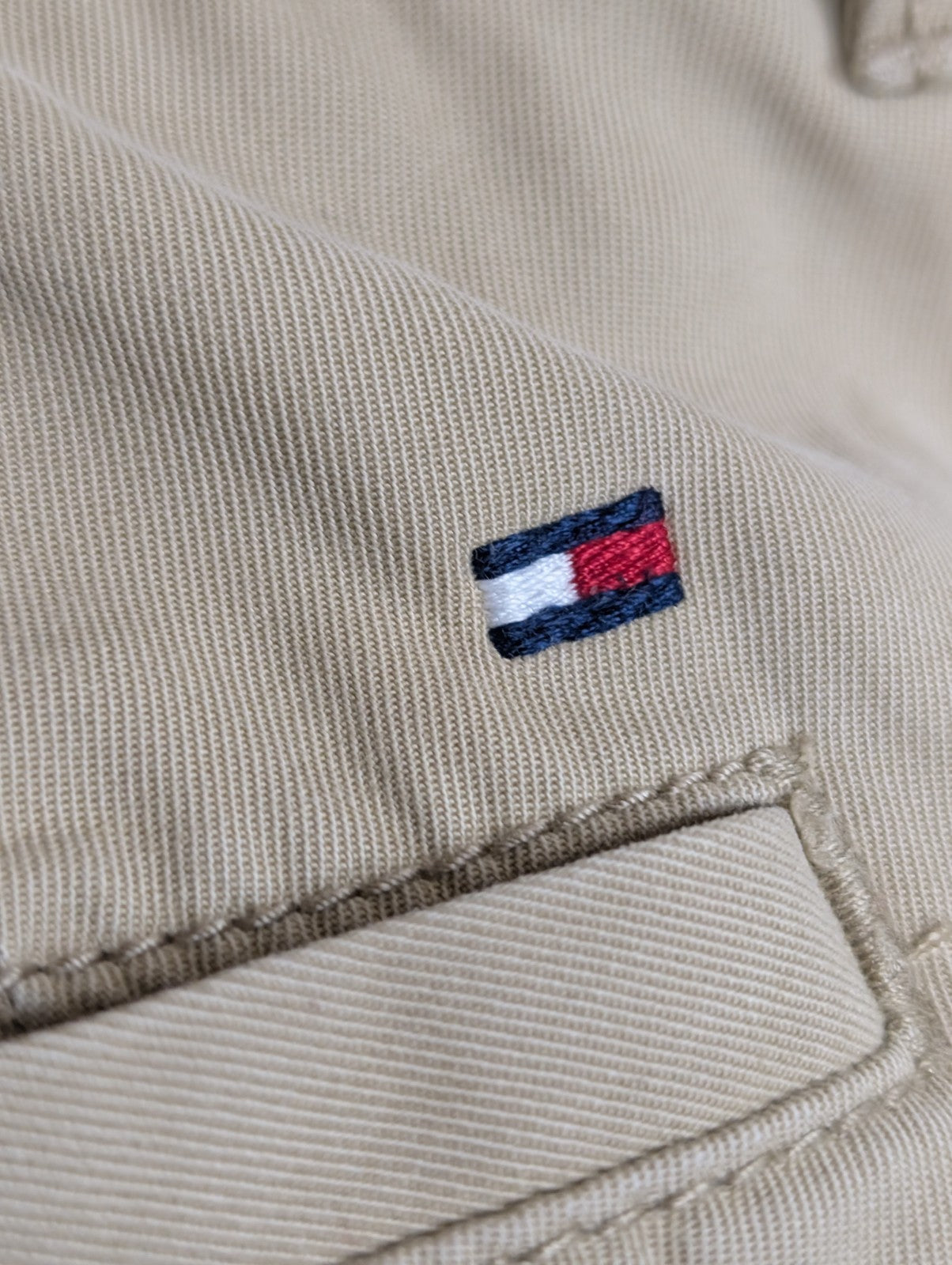 Pantalon Chino TOMMY HILFIGER Beige 🍂 Taille W36 L32 🍂 Coupe Taylor Regular