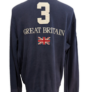 Veste zippée Polo Ralph Lauren Great Britain Bleu Marine Big Poney - Taille L