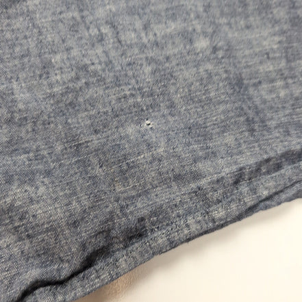 Chemise Patagonia Western XXL Bleu Marine Chanvre Coton Vintage Rare Mch courtes