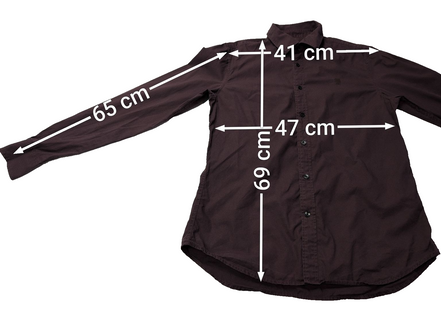 Chemise G-Star bordeaux uni taille L #146msch