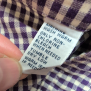 Chemise Ralph Lauren Custom Fit M Violet Carreaux Logo Vert