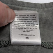 Polo Patagonia Vintage Made in USA Col Zippé Kaki - Taille M - RARE