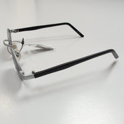 Lunettes de soleil Y2K Cyber Minimaliste Teintées Bleu Branches Fines