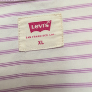 Chemise LEVI'S Homme S Blanche et Grise à Rayures Jaunes Manches Courtes