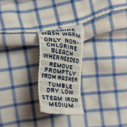 Ralph Lauren Chemise Homme L Blanche Quadrillée Double Retors Sans Logo