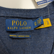Pull Polo Ralph Lauren Neuf avec Étiquette - 100% Laine Mérinos - Taille XS
