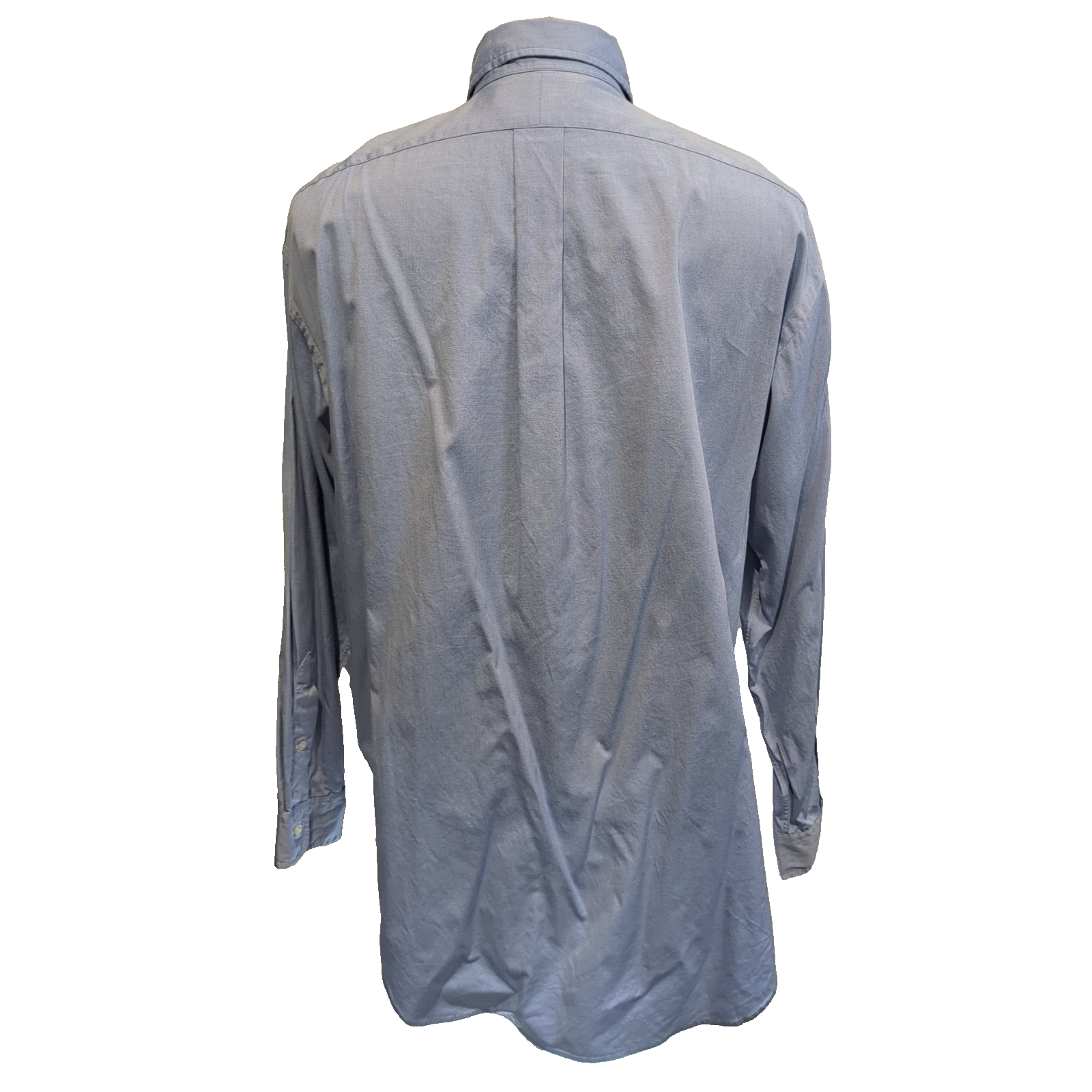 Chemise Ralph Lauren Classic Fit L XL Bleu Clair Coton Made in Hong Kong