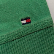 Pull sweat Tommy Hilfiger vert 16-18 ans taille L col rond