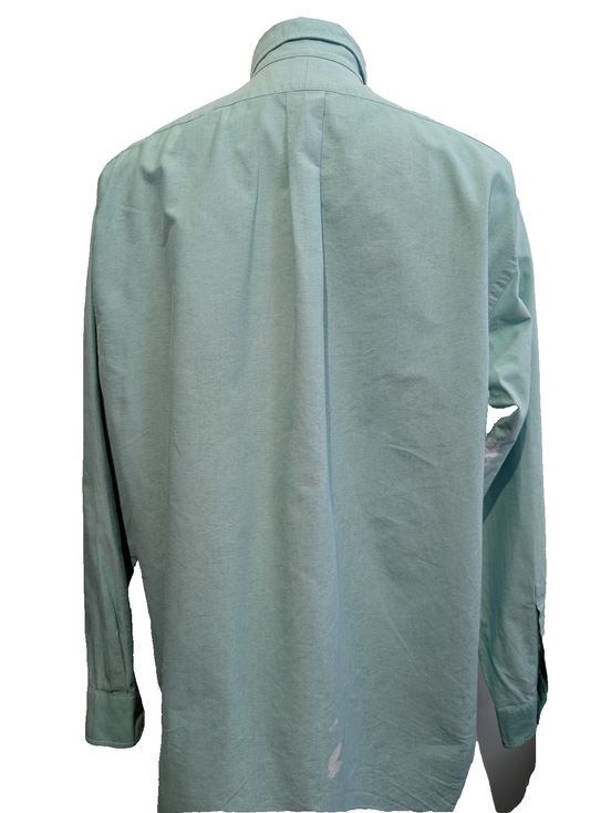 Chemise Ralph Lauren Blake L Vert Eau Shirt Button Down Coton 3146