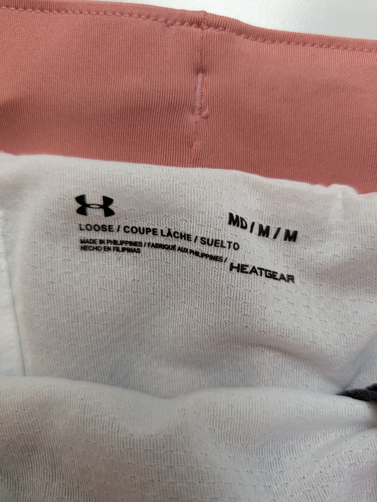 Short Under Armour HeatGear Marron Saumon - Femme Taille M