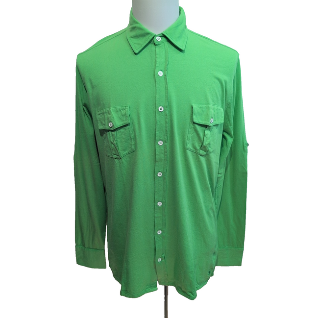 Chemise Les Garçons Faciles XL Jersey Coton Vert Neuve Avec Étiquette