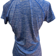T-shirt de Sport Under Armour HeatGear Femme Bleu & Gris Taille S
