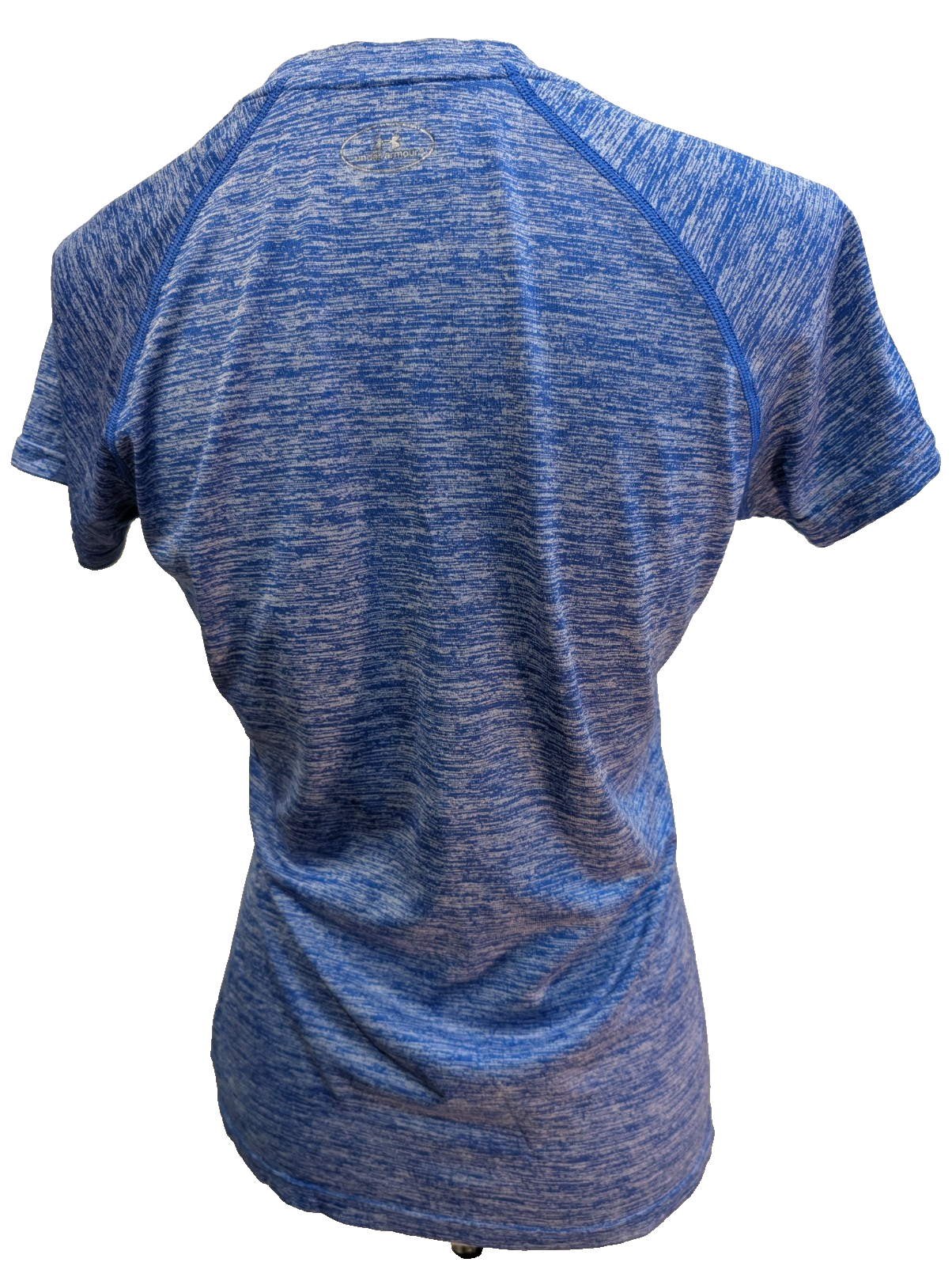 T-shirt de Sport Under Armour HeatGear Femme Bleu & Gris Taille S