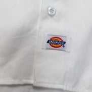 Chemise Dickies Workwear M Blanc Manches Courtes Made in Mexico Poche Stylo