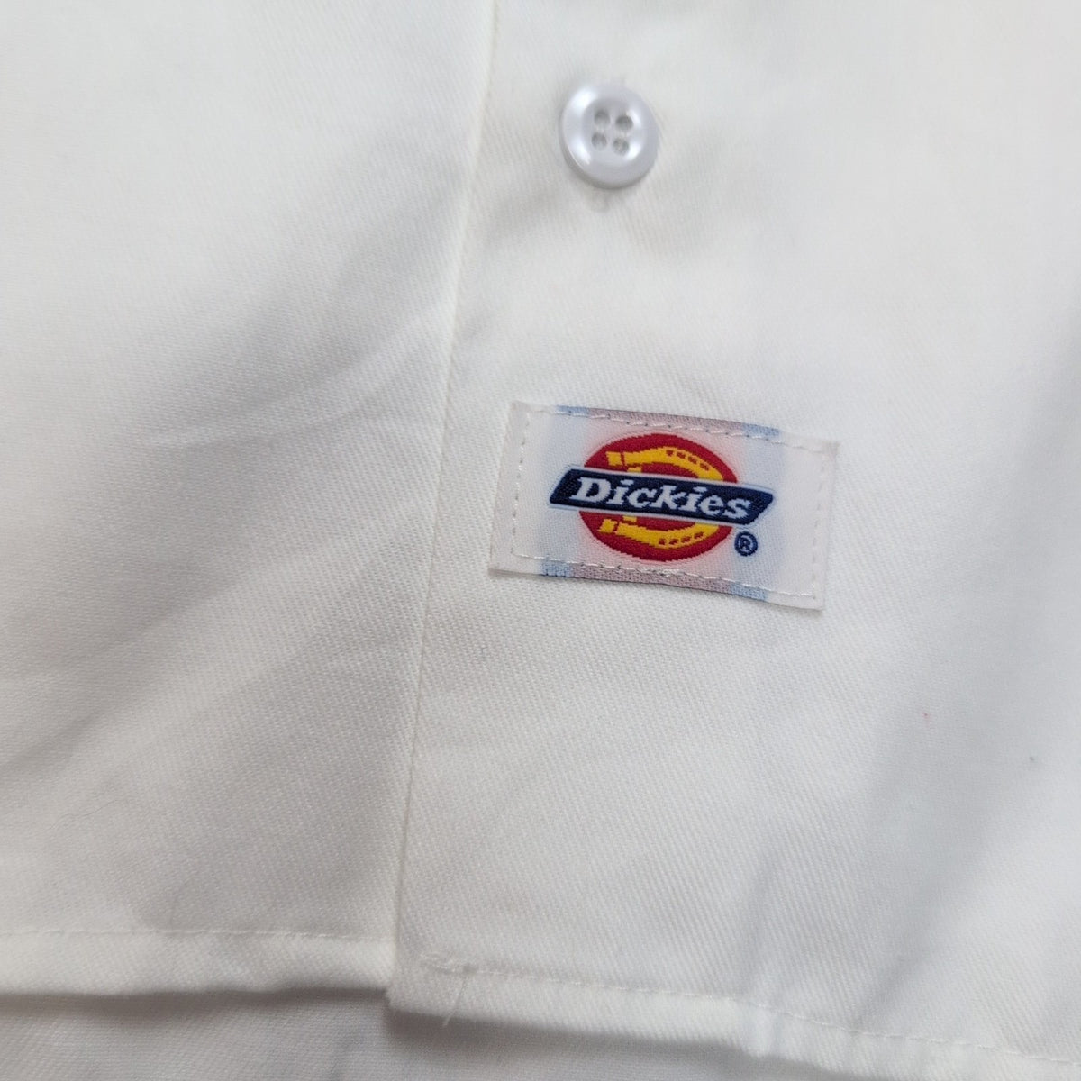 Chemise Dickies Workwear M Blanc Manches Courtes Made in Mexico Poche Stylo