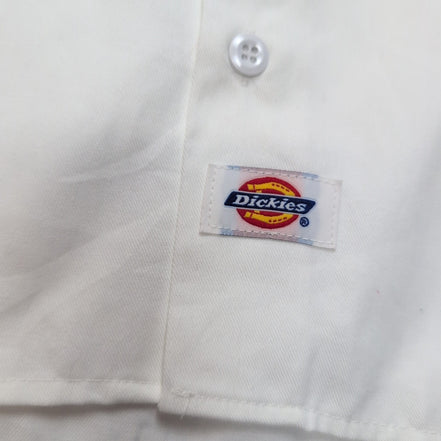 Chemise Dickies Workwear M Blanc Manches Courtes Made in Mexico Poche Stylo
