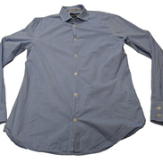 Chemise Armani Jean bleu uni taille M #265m