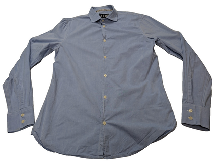 Chemise Armani Jean bleu uni taille M #265m