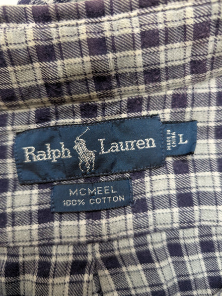 Chemise Ralph Lauren McMeel Flanelle Chaude Manches Longues - Taille L