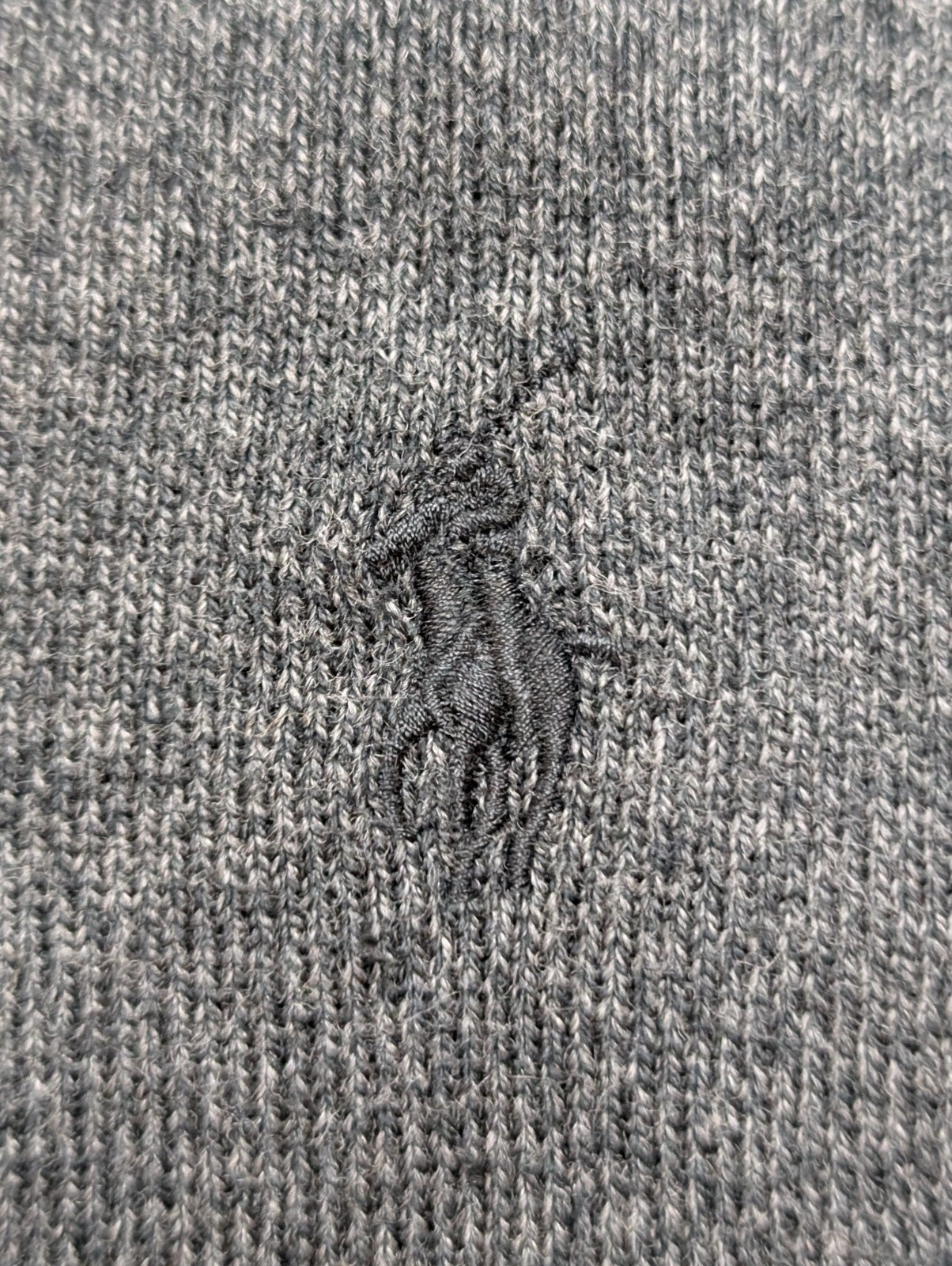 Sweat Polo Ralph Lauren Gris Foncé Logo Noir - Tissu Haute Qualité - Taille L