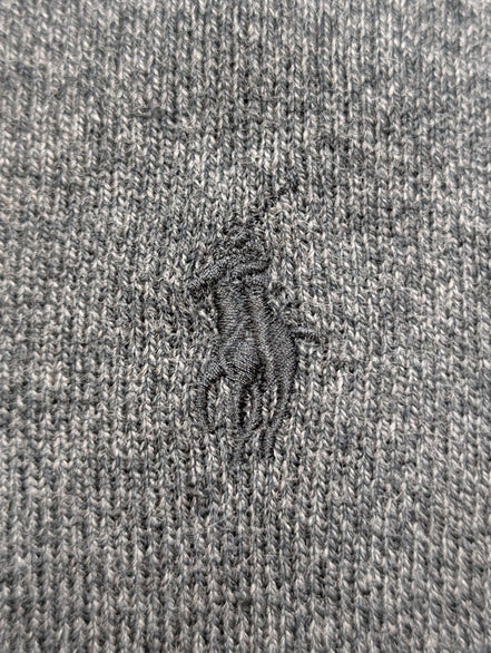 Sweat Polo Ralph Lauren Gris Foncé Logo Noir - Tissu Haute Qualité - Taille L