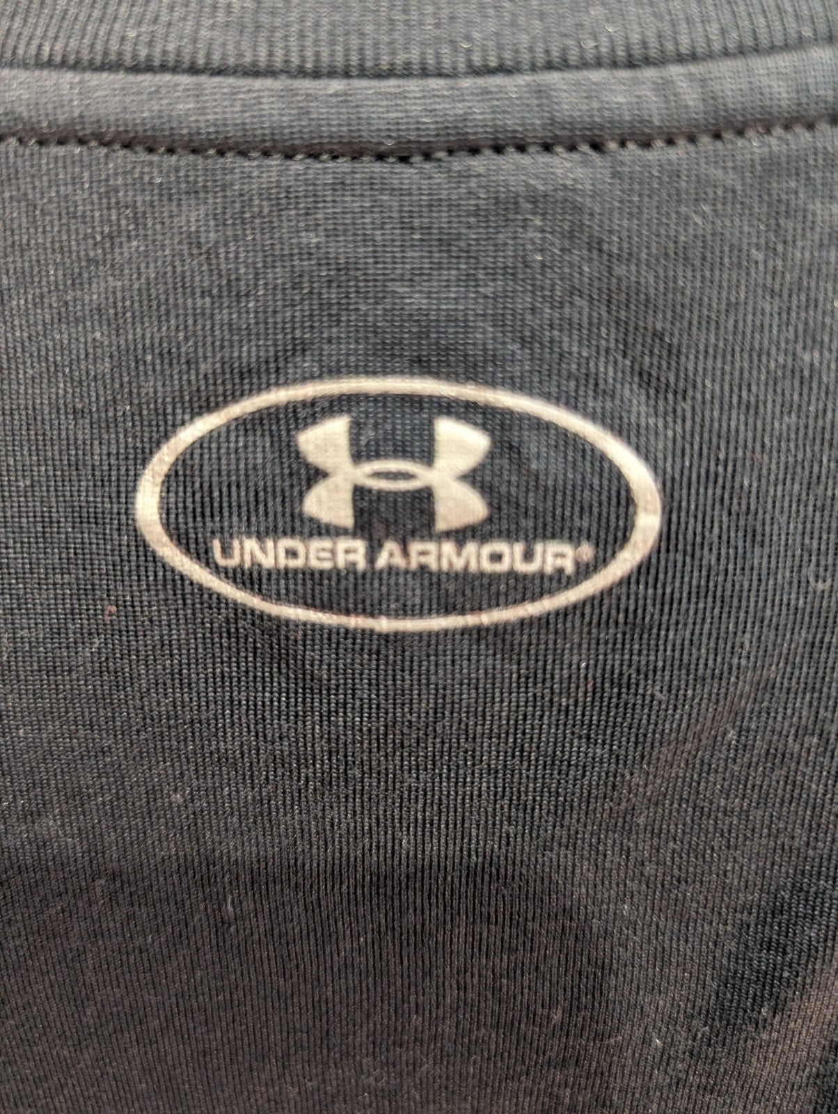T-shirt Under Armour All America Lacrosse Femme Noir Taille S Vintage