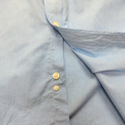 Chemise Chaps Bleu Ciel à Micro-Carreaux 1 Poche - Taille M/L