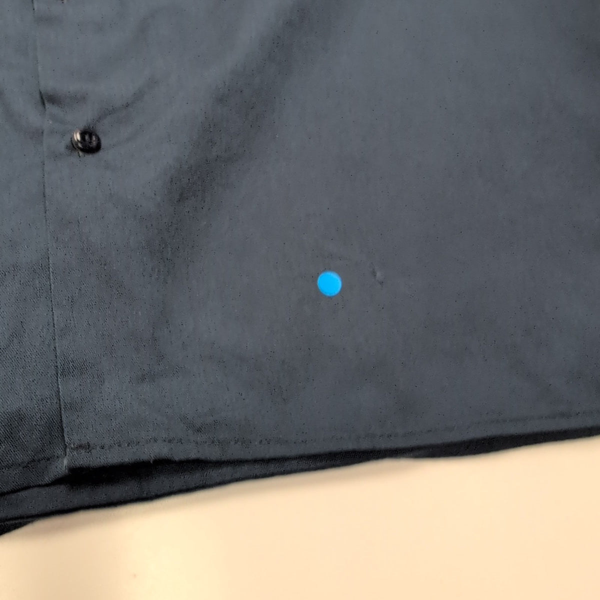 Chemise Dickies L Workwear bleu Manches Courtes 2 Poches Logo Coton Poly