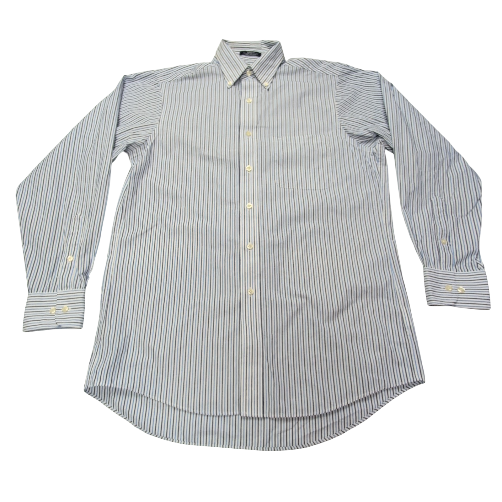 Chemise CHAPS à rayures bleues taille M/L #128e