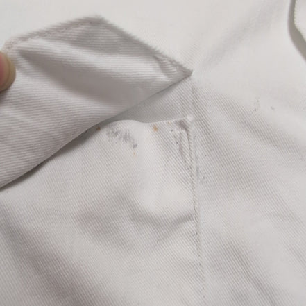 Chemise DICKIES Homme 2XL Blanche Unie Manche Courte 2 Poches