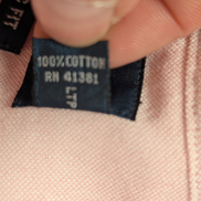 CHEMISE Ralph Lauren Homme L/XL CLASSIC FIT Rose Poudré Logo Marron Poche
