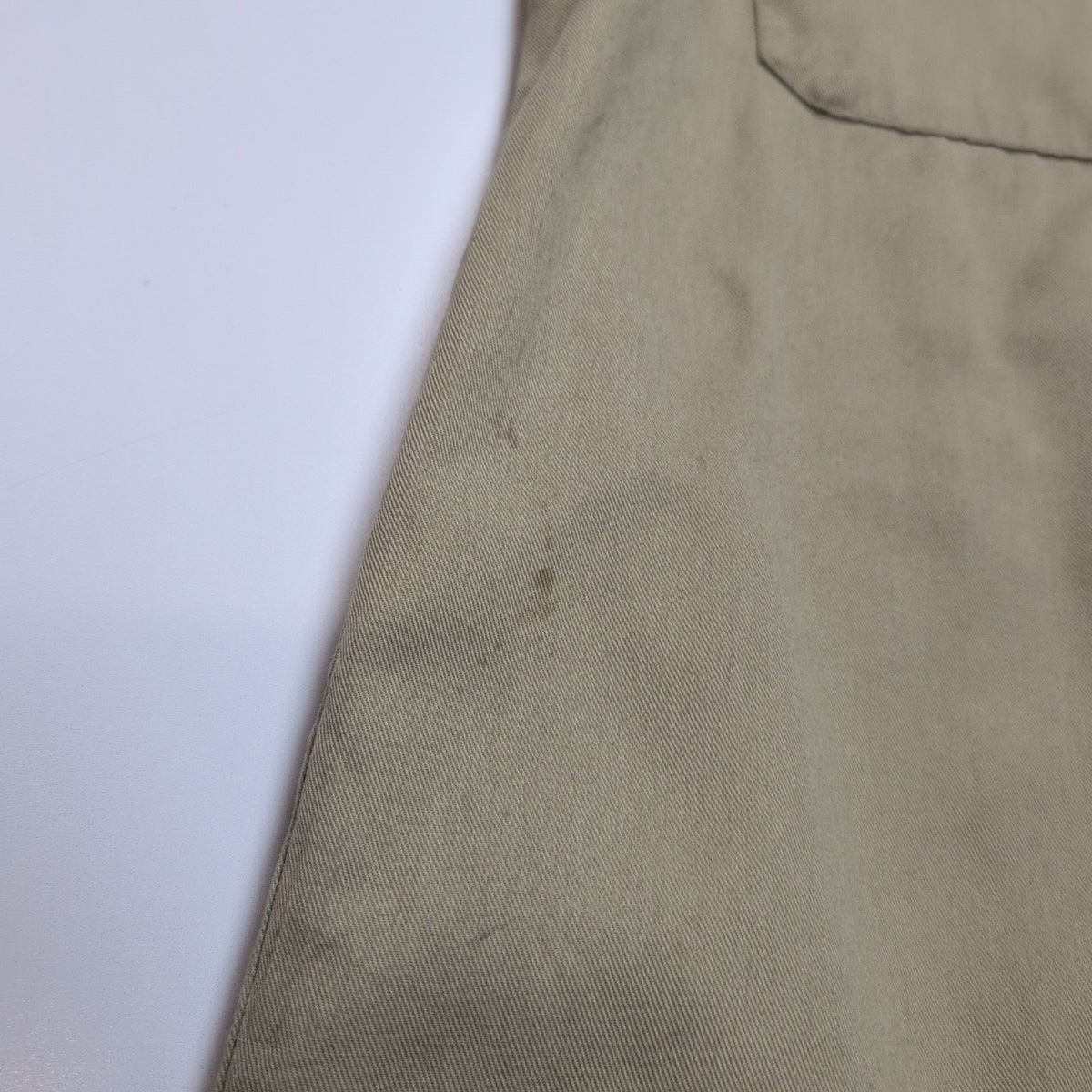 Chemise Dickies Beige M Workwear Vintage Poche Stylo