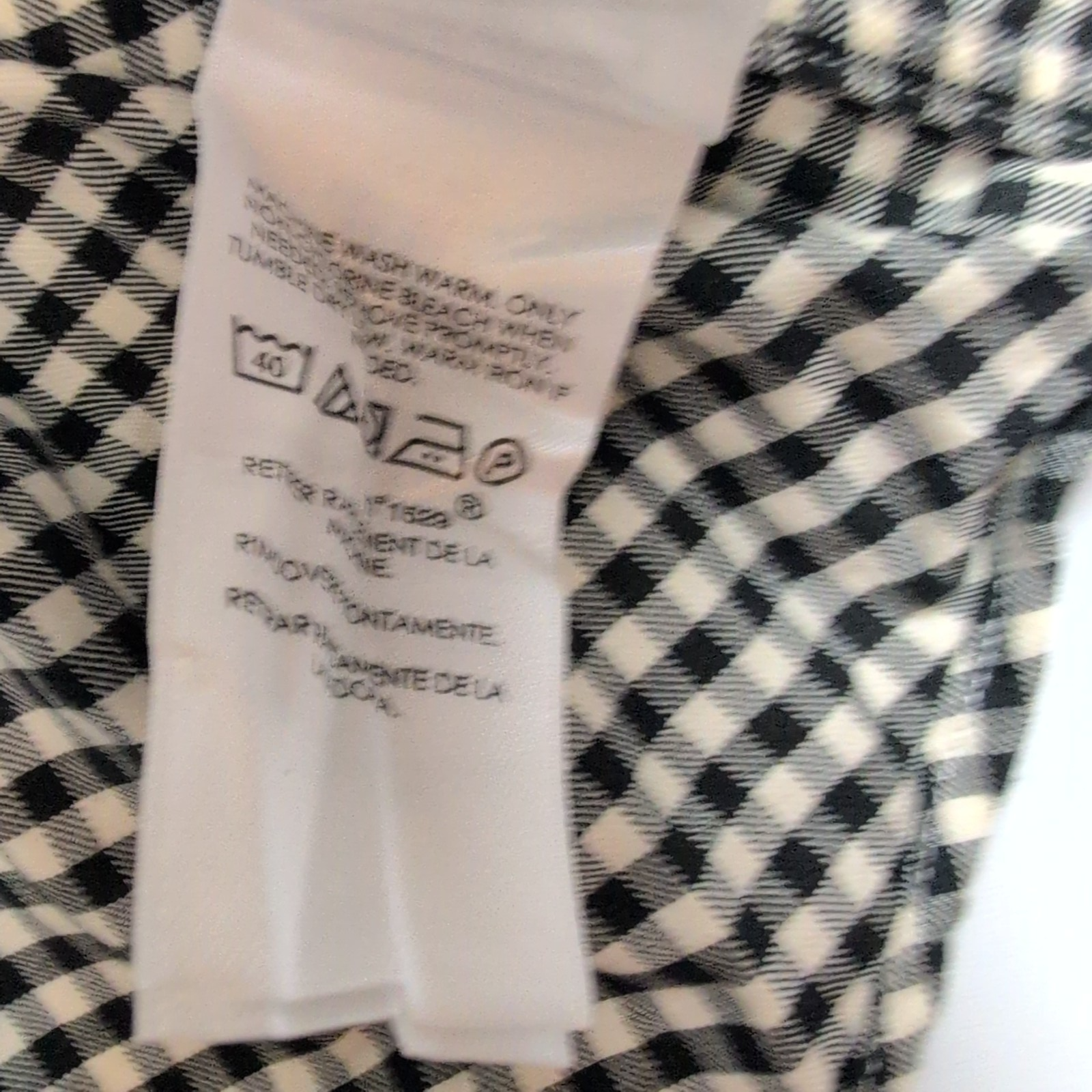 Chemise Polo Ralph Lauren M Slim Fit Noire Blanche Carreaux Shirt Col Classique