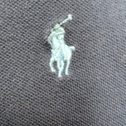 Polo Ralph Lauren Homme L Bleu Marine Logo Bleu Ciel Polo Manches Courtes