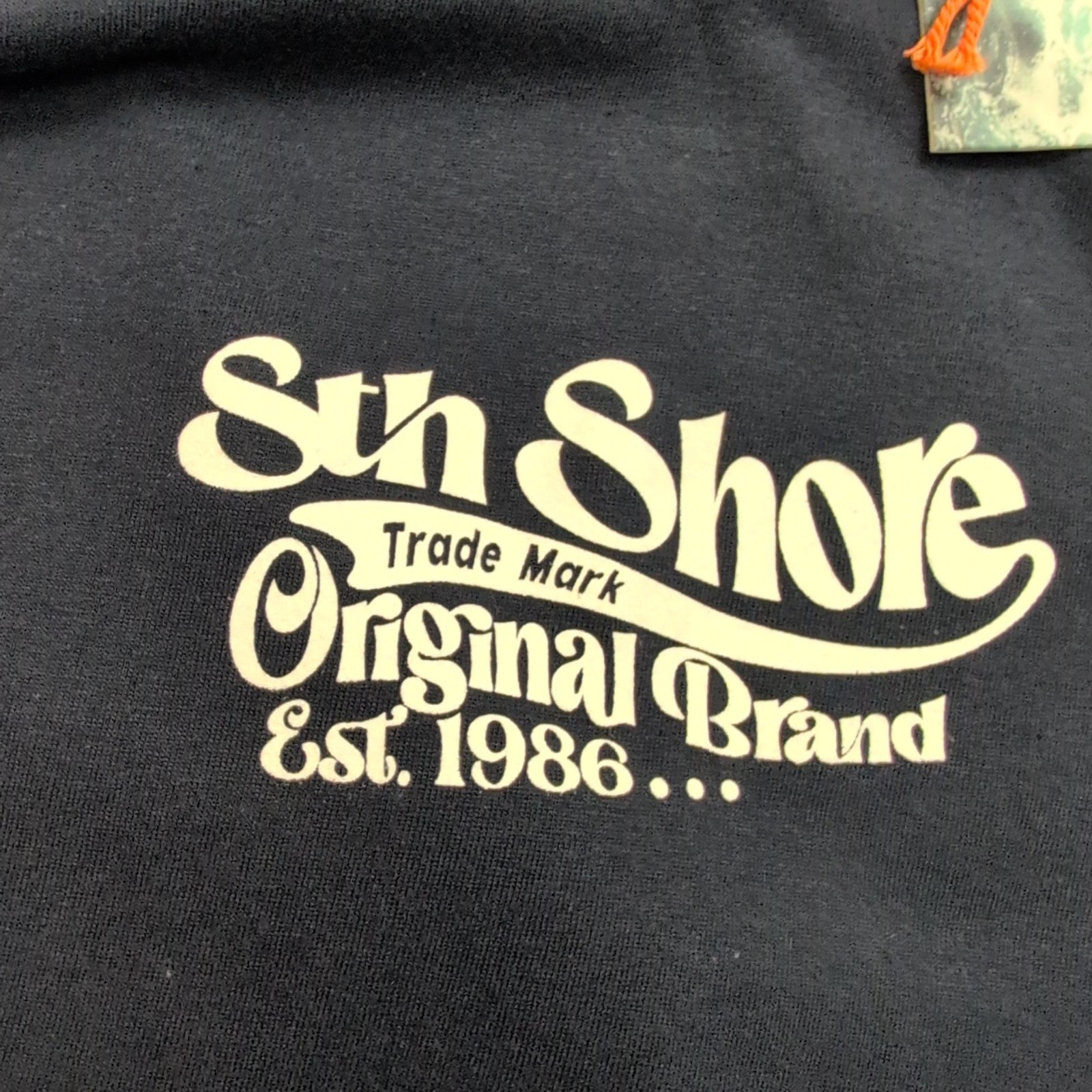 T-shirt STH Shore XL Bleu Marine Logo Surf California 100% Coton Neuf