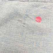 Chemise Tommy Hilfiger Homme Taille S Bleu Clair Lin Coton Logo Brodé