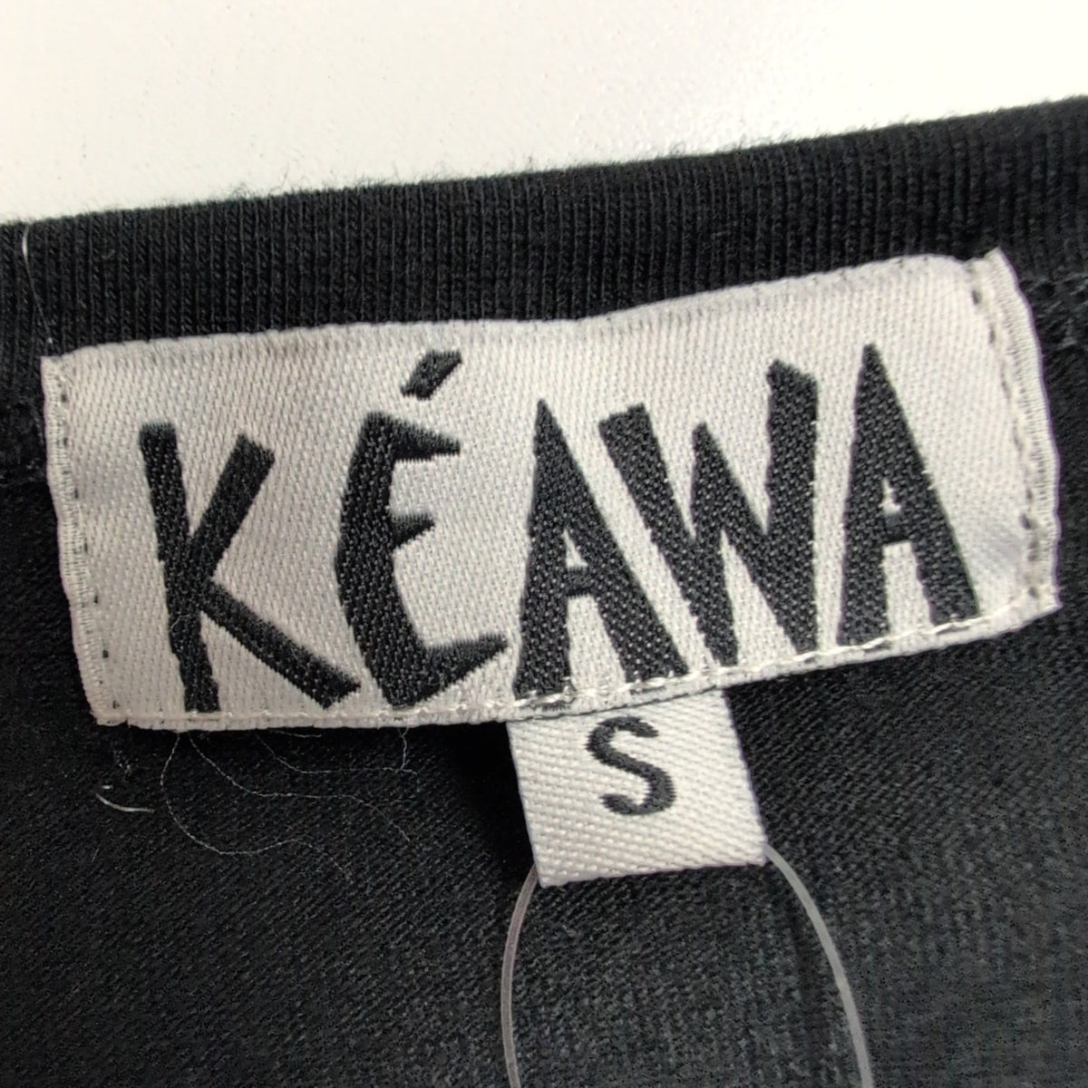 Tunique Femme Kéawa Taille S Noire Fleurie Col V Manches Longues Neuve